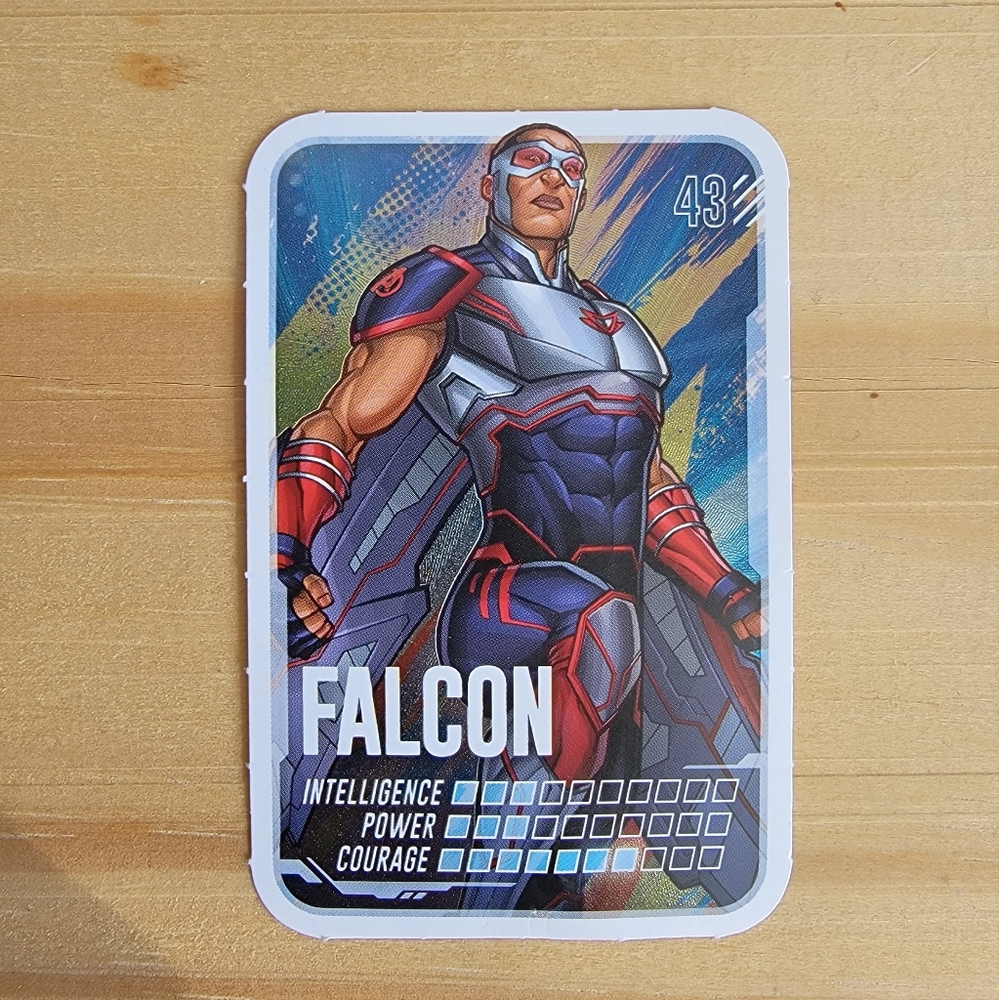 Falcon #43 Foil/Shiny Trading Card (2024) – Loblaw Exclusive – Excellent